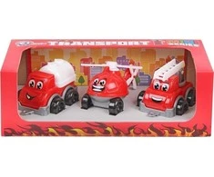 Technok mini gaisrinės transporto rinkinys 3 vnt 6153