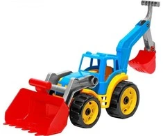 Technok traktorius su dviem kaušais 50 cm
