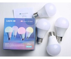 Teckin Lepro B1 AI išmaniosios lemputės E27 (4 vnt.)