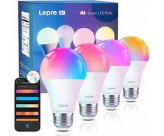 Teckin Lepro B1 AI išmaniosios lemputės E27 (4 vnt.)