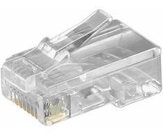 Lanview TecLine RJ45 kištukas plokščiam kabeliui, 8