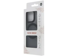 Tecto Shield Elegantiškas satino dėklas iPhone 11 burgundiškas