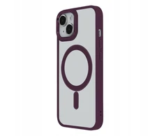 Dėklas Telforceone Satin Elegant Mag Case for iPhone 13 6,1" violetinė