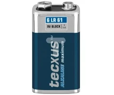 Tecxus Baterija 9V Block 1 vnt.