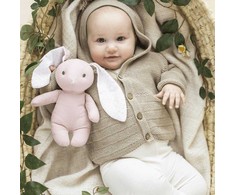 Teddykompaniet Elina zuikis pliušinis žaislas, rožinė 20cm