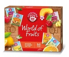 TEEKANNE TEALOUNGE System „Teekanne World of Fruits“ arbatos rinkinys, 6x5 vokeliai
