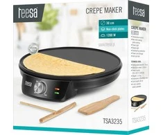 Vaflinė Kruger &amp; Matz Teesa blynų kepimo mašina, 30 cm, 1200 W