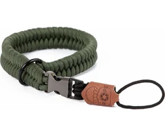 „Teesar C-ROPE“ fotoaparato riešo dirželis, pagamintas iš parakordo, 30 cm, alyvuogių spalvos, mažmeninė prekyba