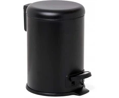 Tatay Pedal bucket 3L Nordic stainless steel/juodas