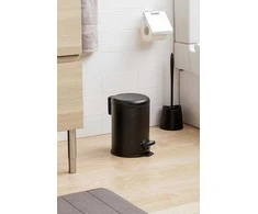 Tatay Pedal bucket 3L Nordic stainless steel/juodas