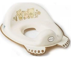 TEGA MS-016-119 Neslystanti tualeto sėdynė TEDDY BEAR smėlio spalvos