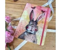 Teka Aplanko sąsiuvinis su gumine juostele A5 LCN19 Hannah Rabbit