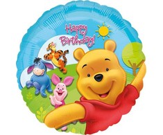 Teka Disney Mikės Pūkuotuko folijos balionas