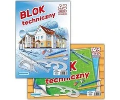 Teka Techninis blokelis A3/10K 160g baltas (10 vnt)