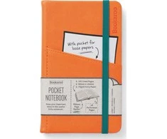Teka Bookaroo užrašų knygelės žurnalo kišenė A6 - oranžinė