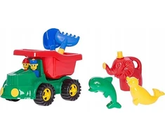 Teka Car Jeep su smėlio priedais ir laistytuvu