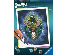 Piešimo pagal skaičius rinkinys CreArt Ravensburger 23640