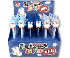 Teka Flexi Abra Peguin nutrinamas rašiklis (24 vnt.)