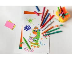 Teka Kids Multisurface pieštukų kreidelės + temp.