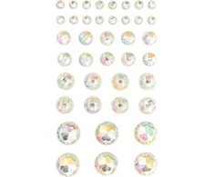 Dallprint Lipnūs kristalai 40vnt OPALESCENT