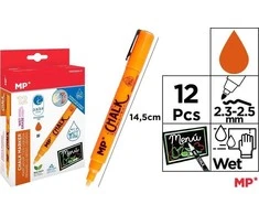 Teka Liquid kreidos apelsinas (12 vnt.)