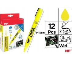 Teka Liquid kreidos geltona (12 vnt.)