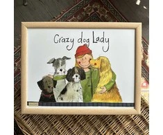 Teka Nešiojamojo kompiuterio stovas LP18 Crazy Dog Lady Psiara