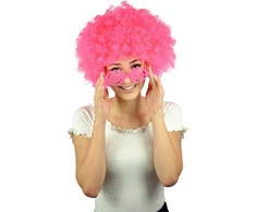 Teka Peruka afro XXL rožinė