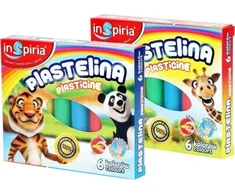 Teka Plastelinos rinkinys 6 vnt. "inspiria" - minkšta ir nelimpanti