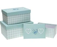 Teka Dovanų dėžutė PUG-23281-PR 3vnt ROZETĖ