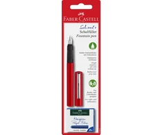 Plunksnakotis Faber-Castell School+, raudonos spalvos korpusas, blisteryje