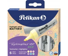 Pelikan Teka Zakre¶lacz 490 Eco pastel 6 kolorów