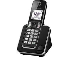 Belaidis telefonas Panasonic KX-TGD310PDB, juodas