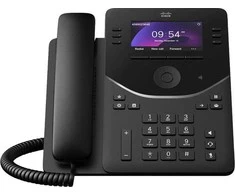 Telefonas Cisco Desk Phone 9851 - Telefonas VoIP - su modułem Trusted Platform (TPM) 2.0 su wyświetlaczem numeru/ funkcją oczekiwania na połączenie - SIP, RTCP, RTP, SRTP, SDP - 46 linii - Carbon Juodas