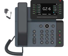 Telefonas GEQUDIO Gequdio IP Telefonas GZ-6 su adapteriu su WLAN i Bluetooth