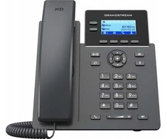„Grandstream Networks GRP2602G“ IP telefonas, Juodas, 2 linijų, LCD, Wi-Fi