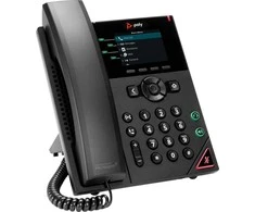 Hewlett Packard (HP) Poly VVX 250 4-Line IP telefonas ir PoE įgalintas Nėra lokalizacijos