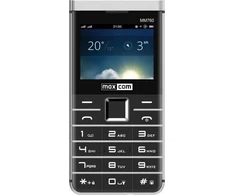 Maxcom MM760 Dual SIM mobilusis telefonas Juoda ir sidabrinė