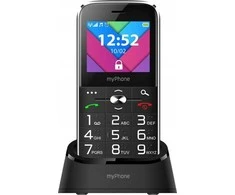 Mobilieji telefonai myPhone Sveiki C Dual SIM Juodas and Sidabrinis