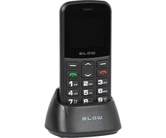 Telefonas senjorams BLOW Juodas su S18D stovu