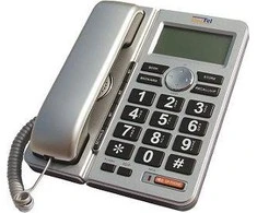 Fiksuotas telefonas Dartel LJ- 240 Sidabrinis