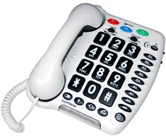 Telefonas stacionarus Ducky Geemarc AmpliPOWER 50 telefonas turintiems klausos negalią (balta)