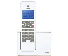 Telefonas stacionarus ExtraLink PROFOON PDX-8400TE - Telefonas DECT su 1 słuchawką, balta/taupe