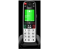 GIS Gigaset EASY 500 Analoginio ryšio / DECT telefonas Skambintojo ID Juoda, Sidabras