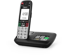 Telefonas stacionarus Gigaset EASY 500A Telefonas analogowy/DECT Nazwa i identyfikacja dzwoniącego Juodas, Sidabrinė (S30852-H3135-R101)