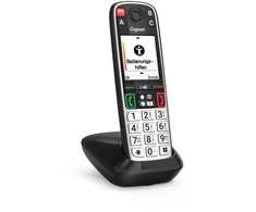 Telefonas stacionarus Gigaset EASY 500 Telefonas analogowy/DECT Nazwa i identyfikacja dzwoniącego Juodas, Sidabrinė (S30852-H3115-R101)