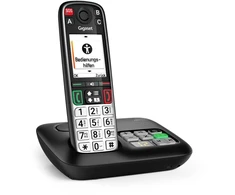 Telefonas stacionarus Gigaset EASY 500A Telefonas analogowy/DECT Nazwa i identyfikacja dzwoniącego Juodas, Sidabrinė (S30852-H3135-R101)