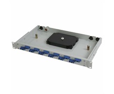 Telegaertner TELEGAERTNER LWL Patchpanel 19 colių 12xSC dvipusis 1U sujungimo dėžutė - 6005-11-26