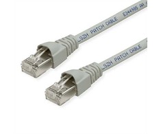 Telegaertner TELEGÄRTNER RJ45 patch laidas S/FTP, Cat.6A, LSZH, srieginis, 8 m