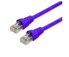 Telegaertner „Telegärtner“ „Telegärtner MP8 FS 500“ – jungiamasis kabelis – RJ-45 (M) – RJ-45 (M) – 50 cm – SFTP – CAT 6a – violetinis (L00000A0238)